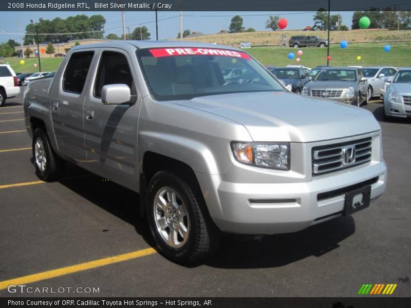 Billet Silver Metallic / Gray 2008 Honda Ridgeline RTL