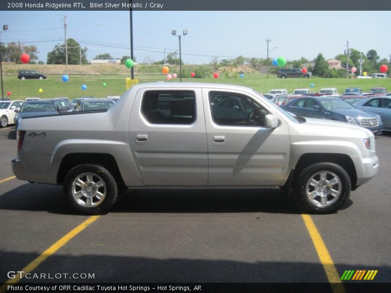 Billet Silver Metallic / Gray 2008 Honda Ridgeline RTL