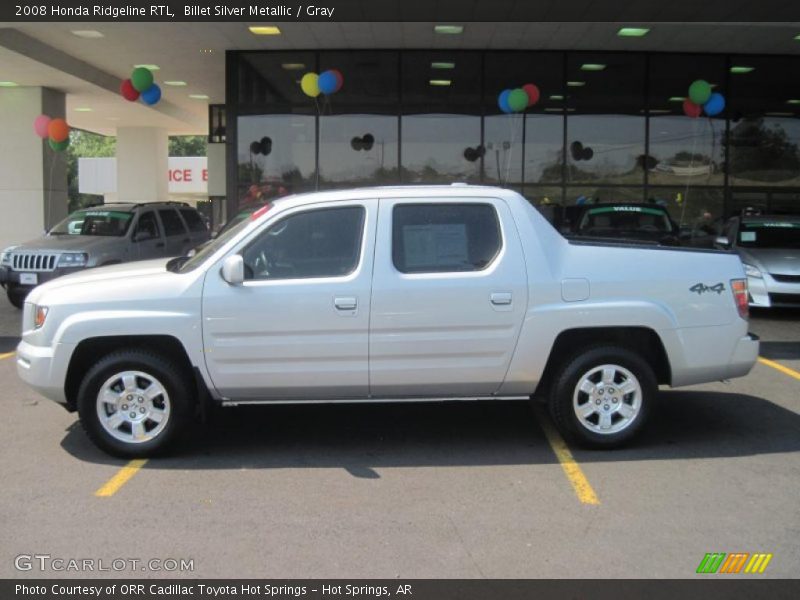 Billet Silver Metallic / Gray 2008 Honda Ridgeline RTL