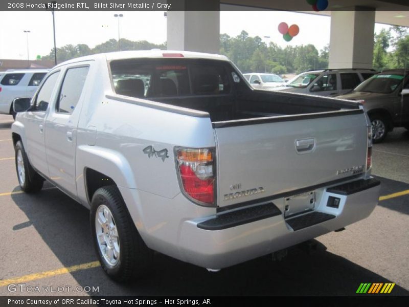Billet Silver Metallic / Gray 2008 Honda Ridgeline RTL