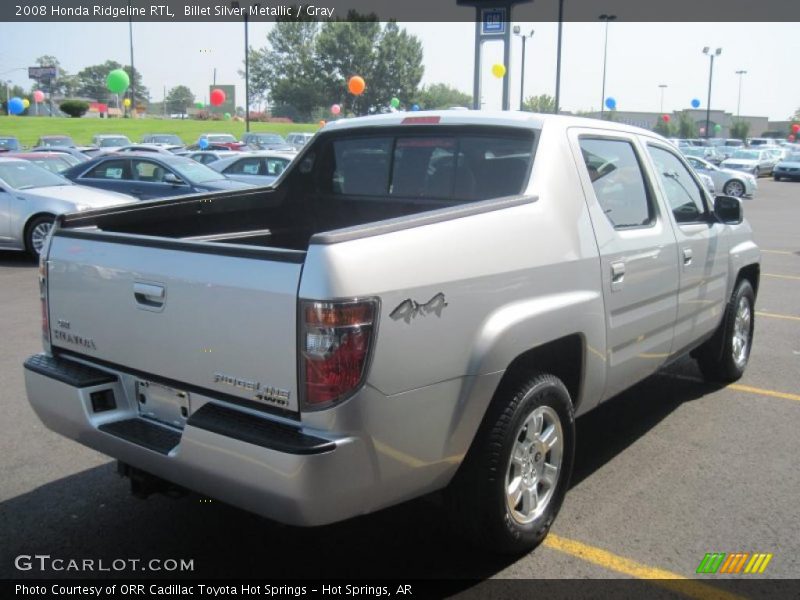 Billet Silver Metallic / Gray 2008 Honda Ridgeline RTL