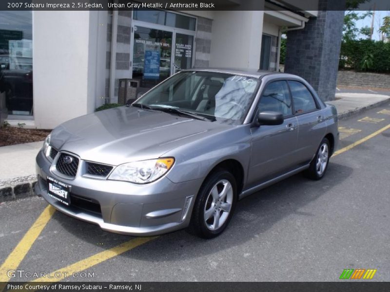 Urban Gray Metallic / Anthracite Black 2007 Subaru Impreza 2.5i Sedan