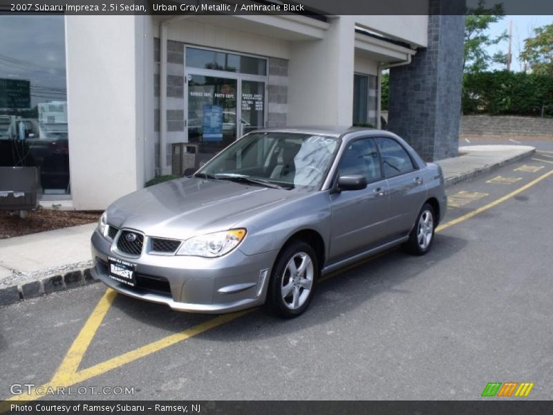 Urban Gray Metallic / Anthracite Black 2007 Subaru Impreza 2.5i Sedan