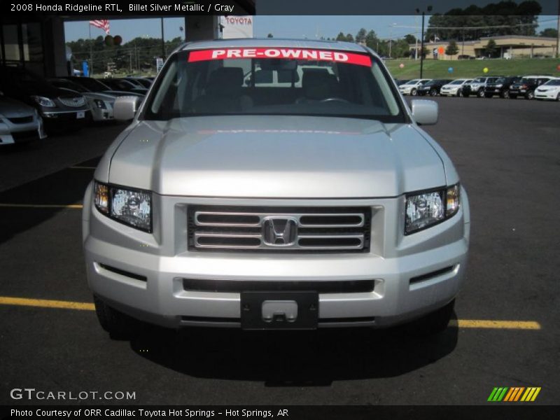 Billet Silver Metallic / Gray 2008 Honda Ridgeline RTL