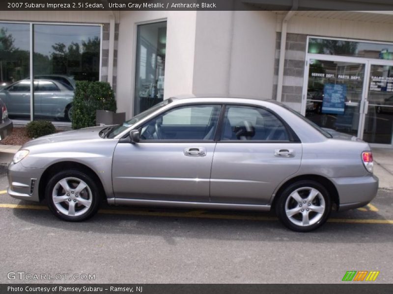 Urban Gray Metallic / Anthracite Black 2007 Subaru Impreza 2.5i Sedan