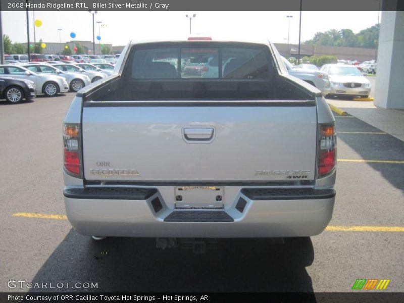 Billet Silver Metallic / Gray 2008 Honda Ridgeline RTL