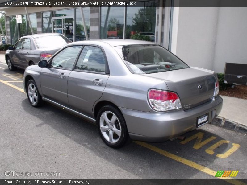 Urban Gray Metallic / Anthracite Black 2007 Subaru Impreza 2.5i Sedan