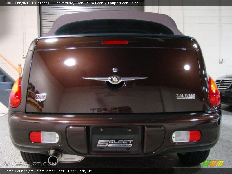Dark Plum Pearl / Taupe/Pearl Beige 2005 Chrysler PT Cruiser GT Convertible
