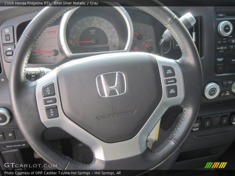 Billet Silver Metallic / Gray 2008 Honda Ridgeline RTL