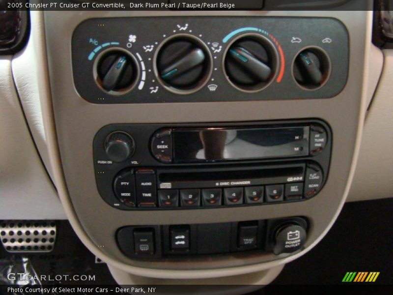 Dark Plum Pearl / Taupe/Pearl Beige 2005 Chrysler PT Cruiser GT Convertible