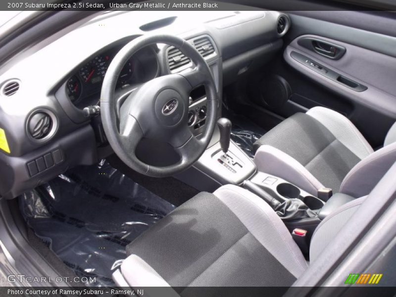 Urban Gray Metallic / Anthracite Black 2007 Subaru Impreza 2.5i Sedan