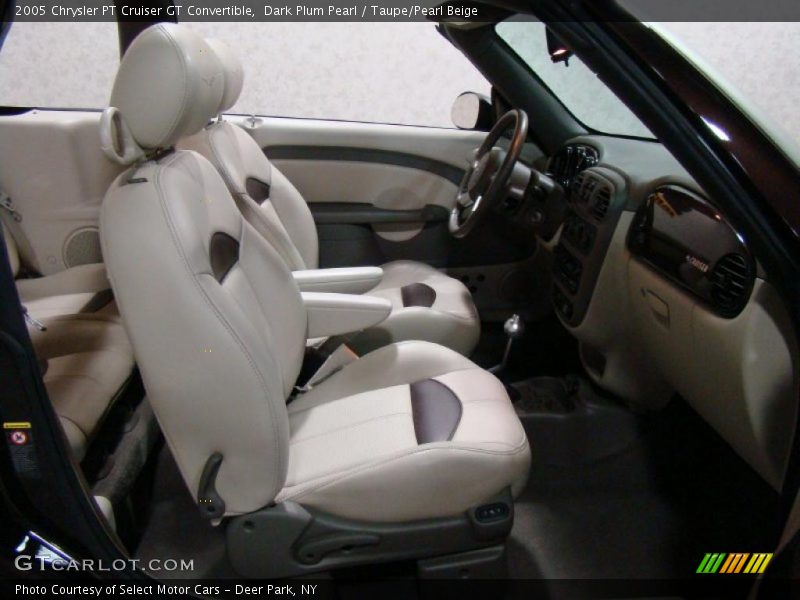 Dark Plum Pearl / Taupe/Pearl Beige 2005 Chrysler PT Cruiser GT Convertible