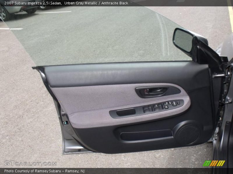 Urban Gray Metallic / Anthracite Black 2007 Subaru Impreza 2.5i Sedan