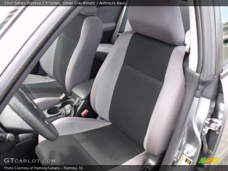 Urban Gray Metallic / Anthracite Black 2007 Subaru Impreza 2.5i Sedan