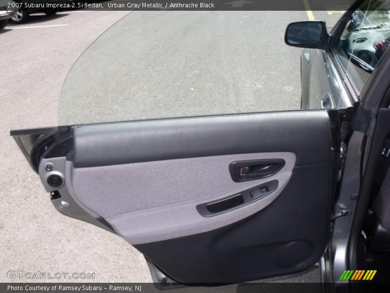 Urban Gray Metallic / Anthracite Black 2007 Subaru Impreza 2.5i Sedan
