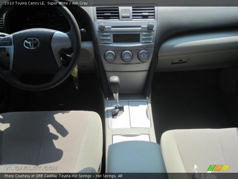 Super White / Ash Gray 2010 Toyota Camry LE