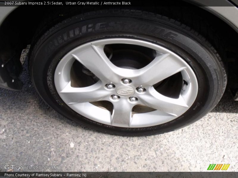 Urban Gray Metallic / Anthracite Black 2007 Subaru Impreza 2.5i Sedan