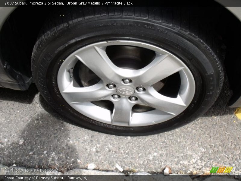 Urban Gray Metallic / Anthracite Black 2007 Subaru Impreza 2.5i Sedan