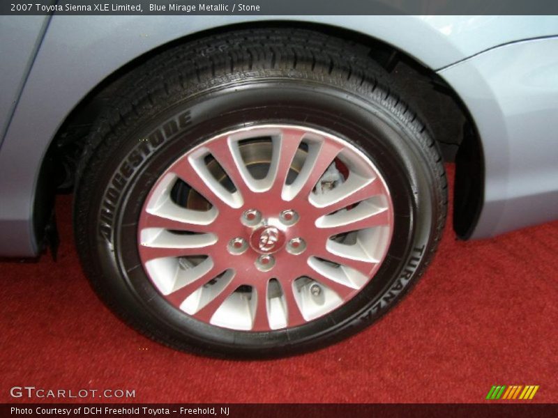 Blue Mirage Metallic / Stone 2007 Toyota Sienna XLE Limited