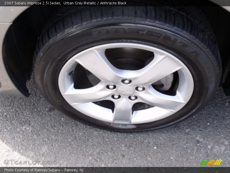 Urban Gray Metallic / Anthracite Black 2007 Subaru Impreza 2.5i Sedan