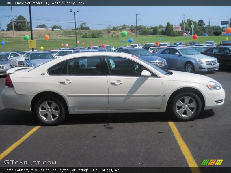 White / Ebony Black 2007 Chevrolet Impala LT