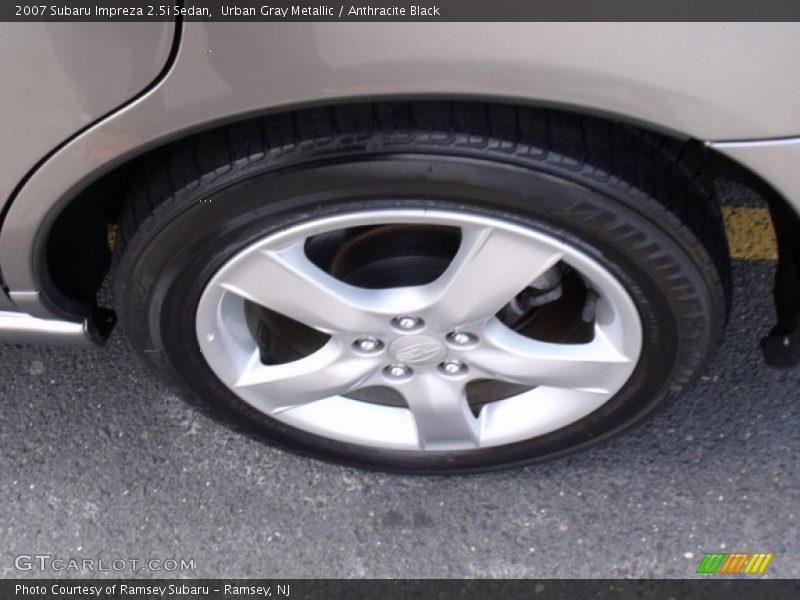 Urban Gray Metallic / Anthracite Black 2007 Subaru Impreza 2.5i Sedan