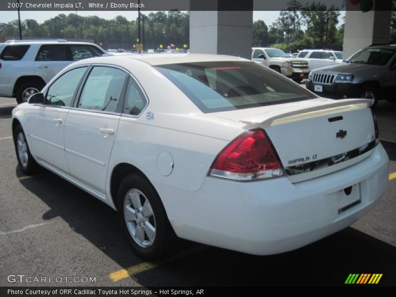 White / Ebony Black 2007 Chevrolet Impala LT