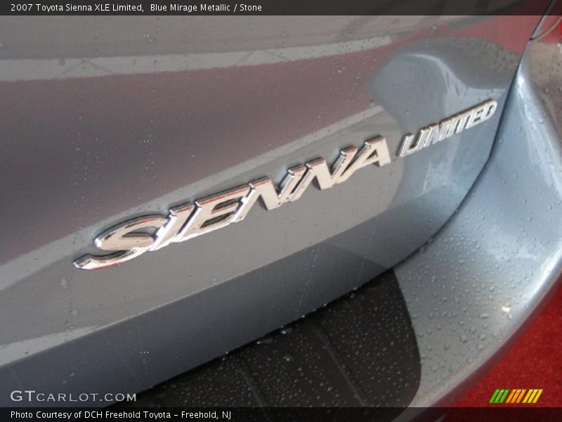 Blue Mirage Metallic / Stone 2007 Toyota Sienna XLE Limited