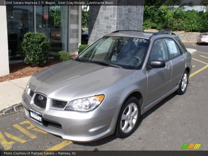 Steel Gray Metallic / Anthracite Black 2006 Subaru Impreza 2.5i Wagon