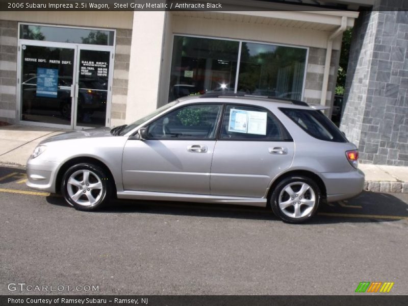 Steel Gray Metallic / Anthracite Black 2006 Subaru Impreza 2.5i Wagon