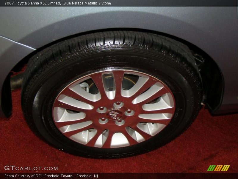 Blue Mirage Metallic / Stone 2007 Toyota Sienna XLE Limited