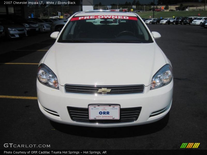 White / Ebony Black 2007 Chevrolet Impala LT