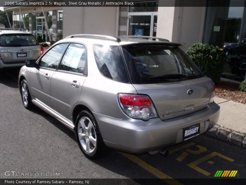 Steel Gray Metallic / Anthracite Black 2006 Subaru Impreza 2.5i Wagon