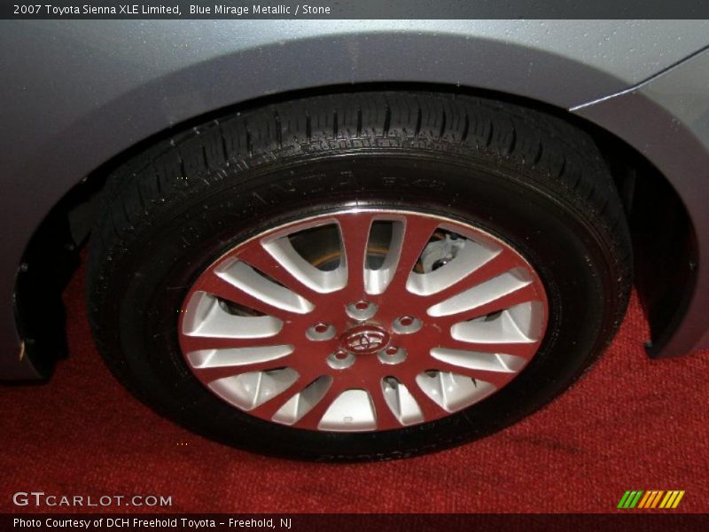 Blue Mirage Metallic / Stone 2007 Toyota Sienna XLE Limited
