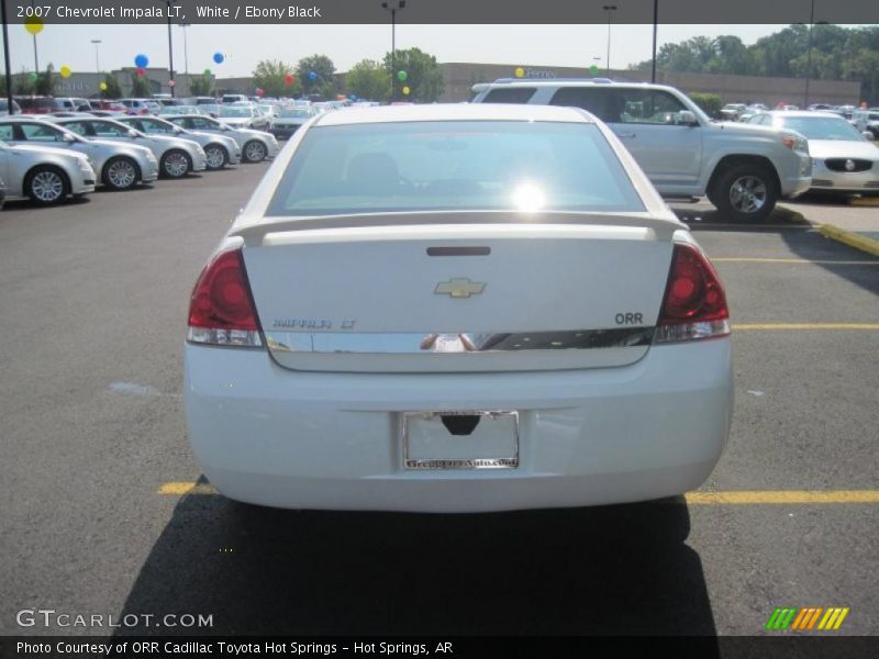 White / Ebony Black 2007 Chevrolet Impala LT