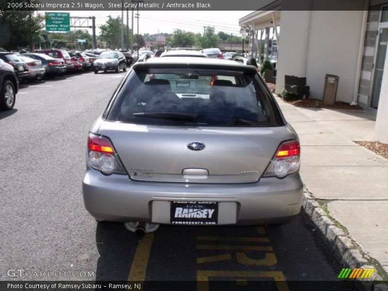 Steel Gray Metallic / Anthracite Black 2006 Subaru Impreza 2.5i Wagon