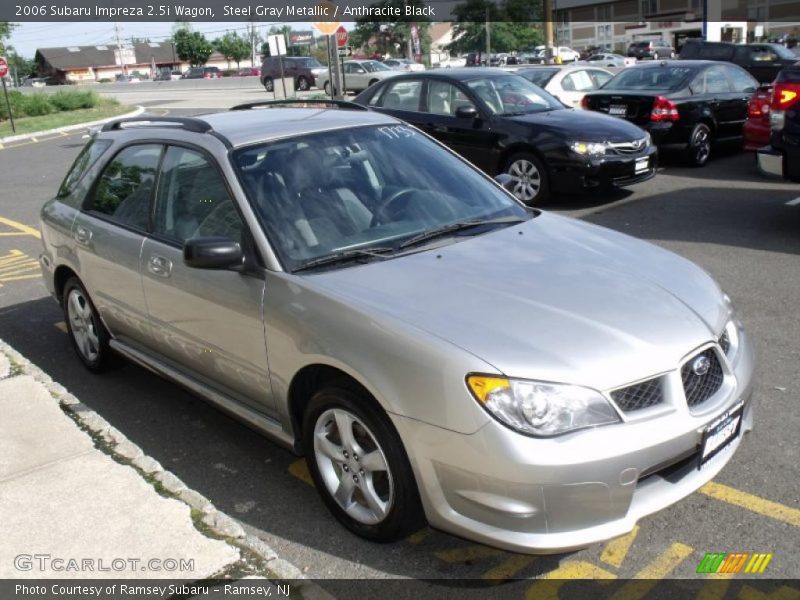 Steel Gray Metallic / Anthracite Black 2006 Subaru Impreza 2.5i Wagon
