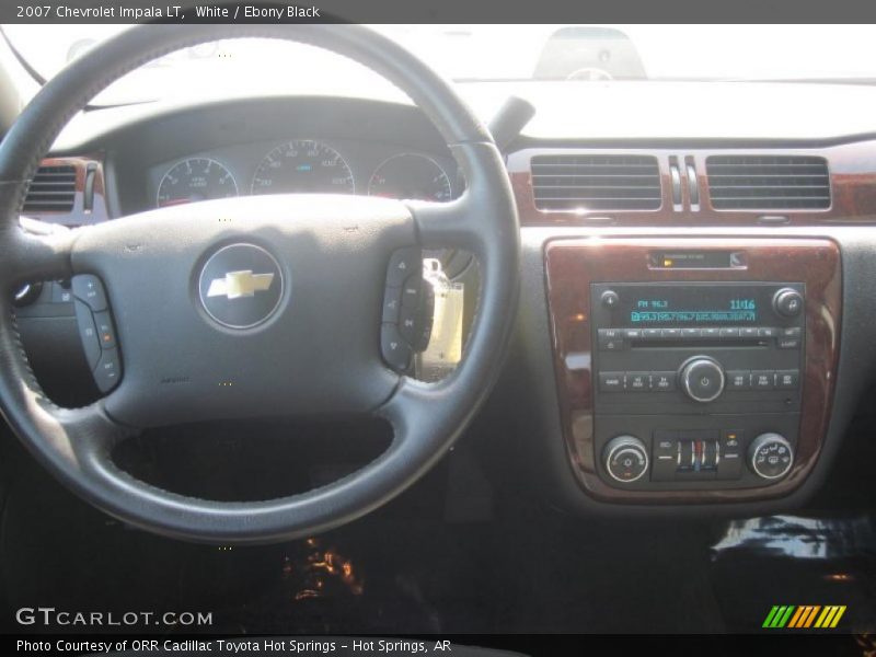 White / Ebony Black 2007 Chevrolet Impala LT