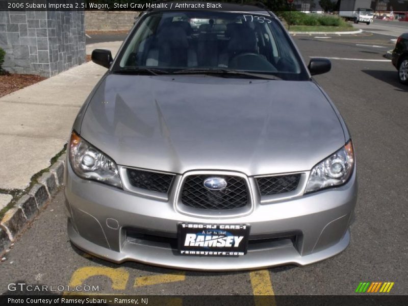 Steel Gray Metallic / Anthracite Black 2006 Subaru Impreza 2.5i Wagon