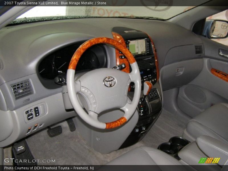 Blue Mirage Metallic / Stone 2007 Toyota Sienna XLE Limited