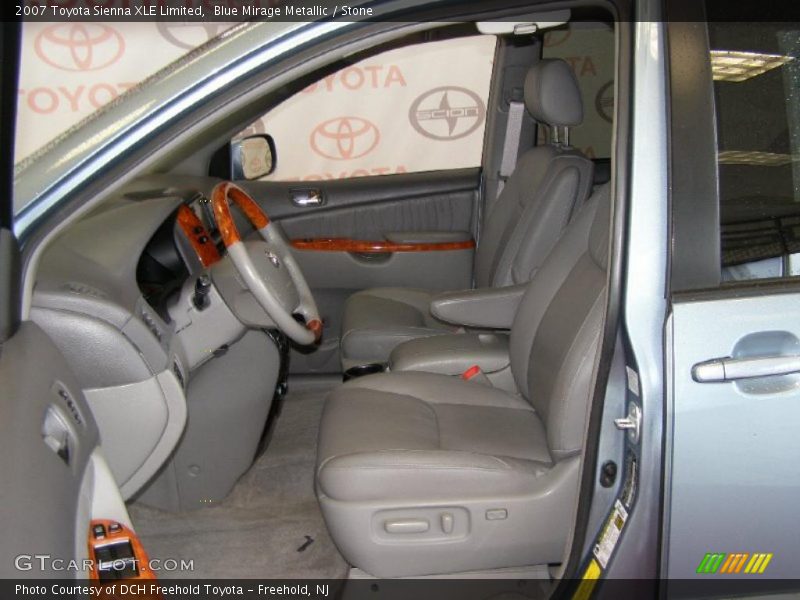 Blue Mirage Metallic / Stone 2007 Toyota Sienna XLE Limited