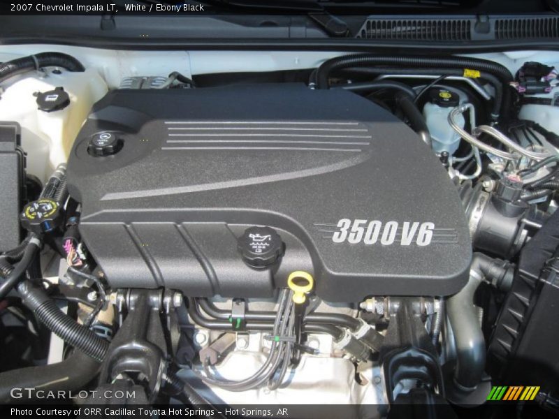 White / Ebony Black 2007 Chevrolet Impala LT