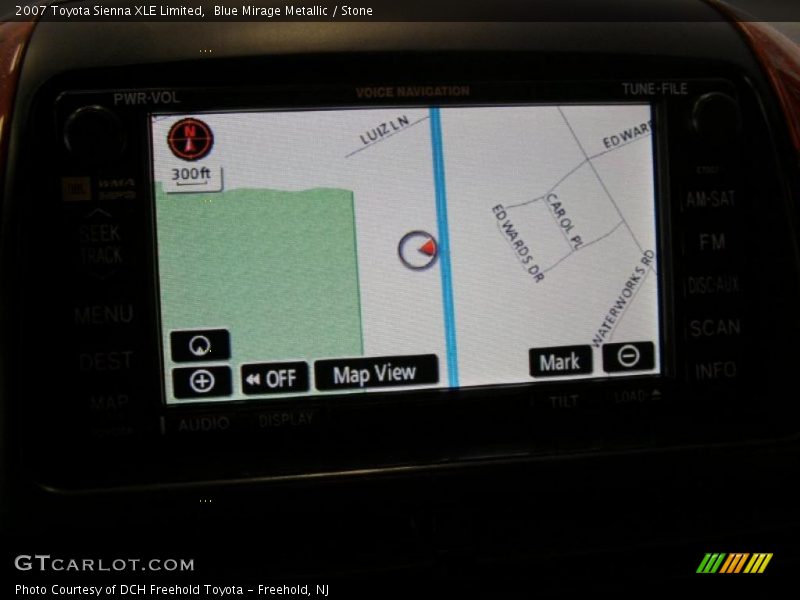 Blue Mirage Metallic / Stone 2007 Toyota Sienna XLE Limited