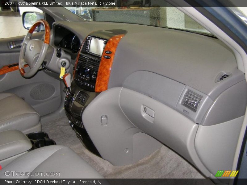 Blue Mirage Metallic / Stone 2007 Toyota Sienna XLE Limited