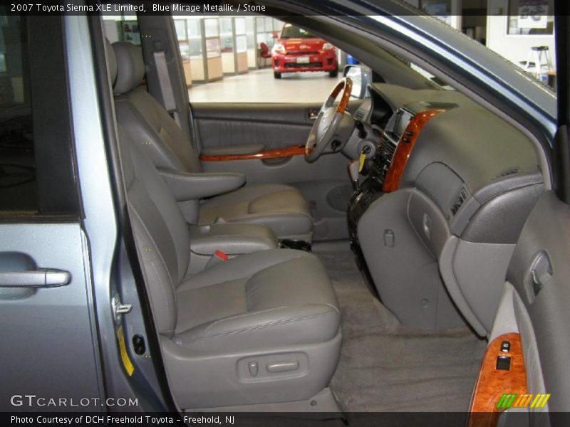Blue Mirage Metallic / Stone 2007 Toyota Sienna XLE Limited