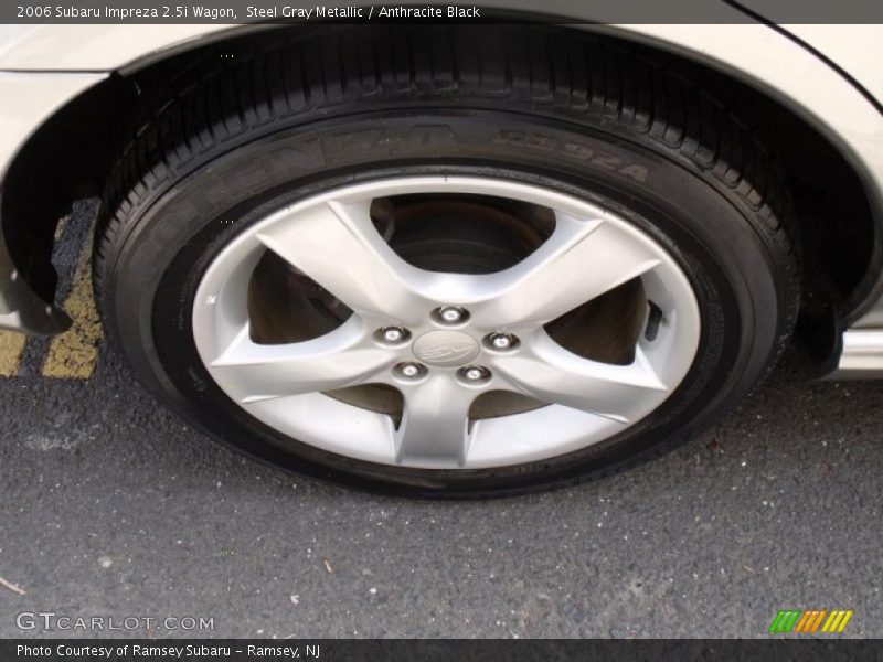 Steel Gray Metallic / Anthracite Black 2006 Subaru Impreza 2.5i Wagon