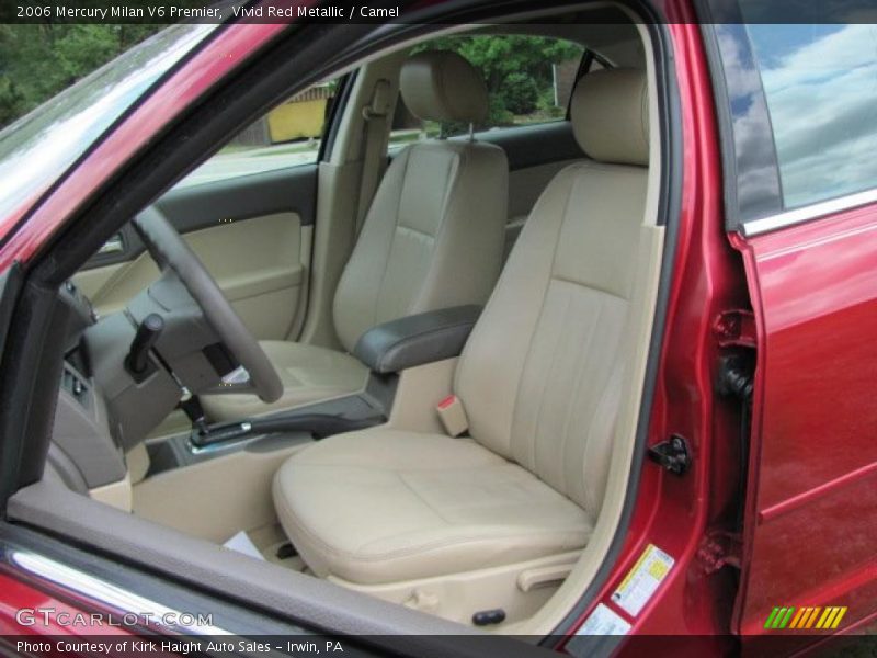 Vivid Red Metallic / Camel 2006 Mercury Milan V6 Premier