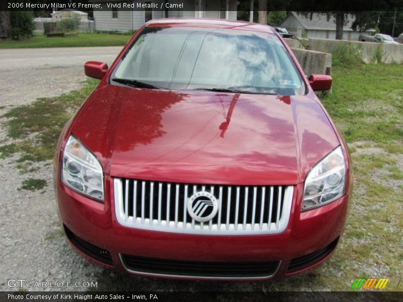 Vivid Red Metallic / Camel 2006 Mercury Milan V6 Premier