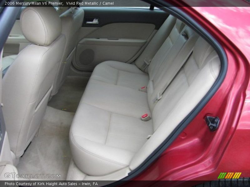 Vivid Red Metallic / Camel 2006 Mercury Milan V6 Premier