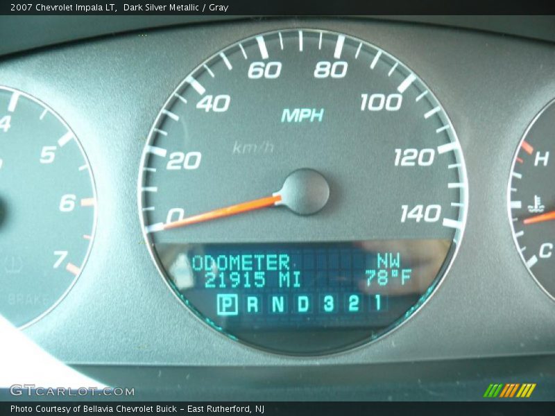 Dark Silver Metallic / Gray 2007 Chevrolet Impala LT